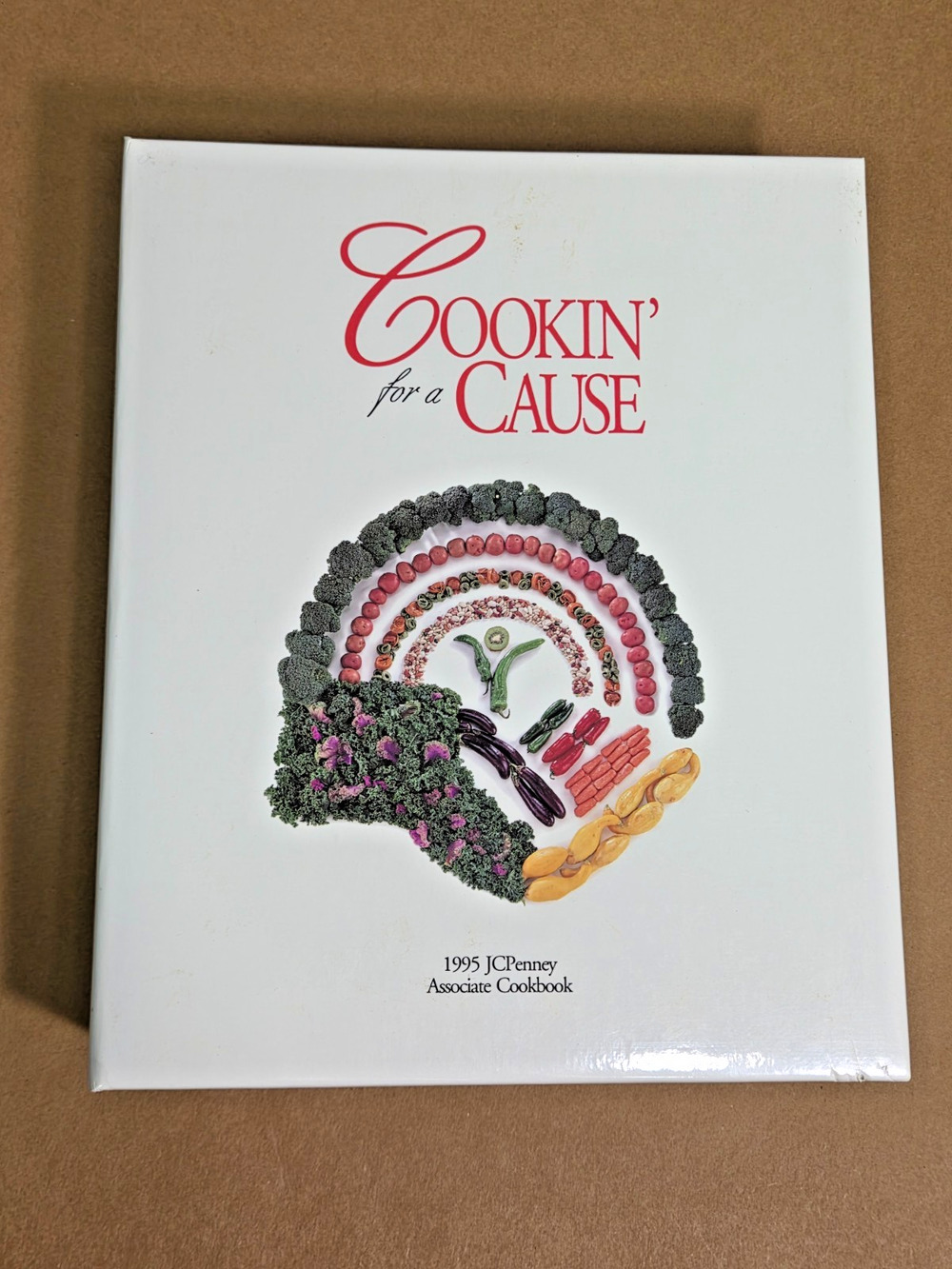 Vintage 1995 JCPenney Cookbook Cookin' for a Cause 3-Ring Binder Recipes